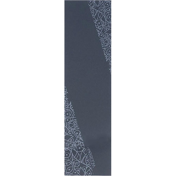Darkroom 9" x 33" Sliver Tonal Black Grey Griptape Sheet - Longboards USA