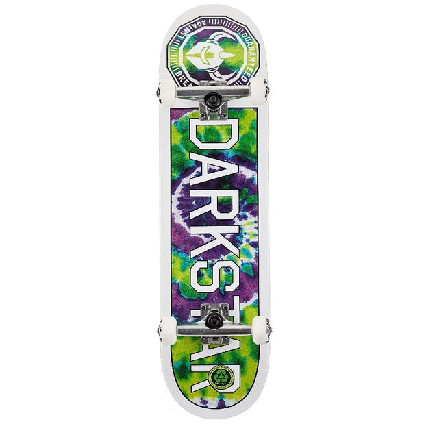 Darkstar Timeworks Green Tie Dye 8.25" Skateboard - Longboards USA