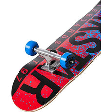 Darkstar Wordmark Red/Blue First Push 8.0" Skateboard - Longboards USA