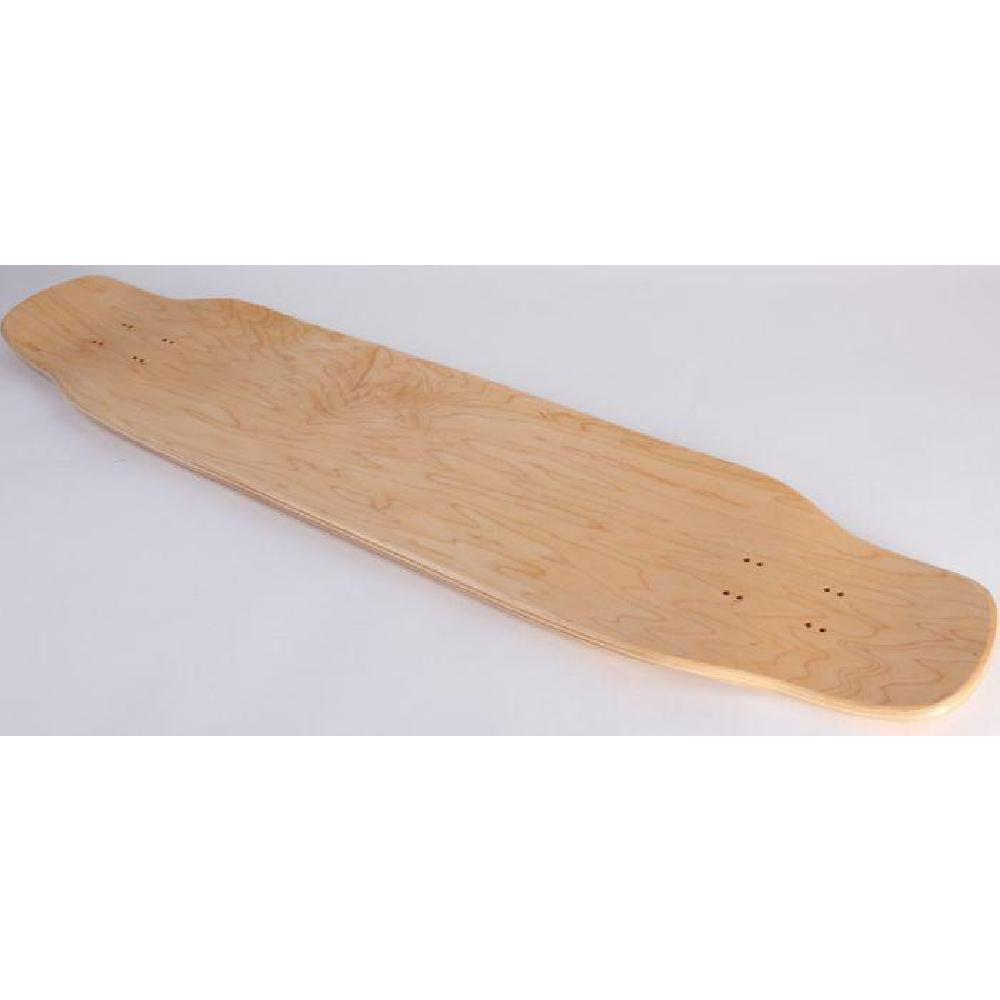 Double Kicktail Topmount 39" Natural Longboard Deck Longboards USA