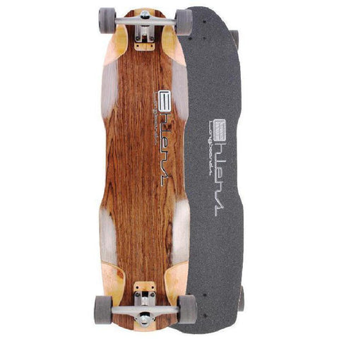 Downhill Kicktail Road Warrior Dark Walnut 36" Longboard - Longboards USA