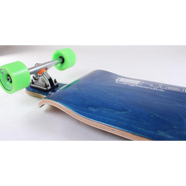 Drop Down Bomber Blue Longboard 41" from Ehlers - Complete - Longboards USA