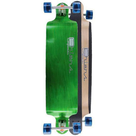 Drop Down Bomber Longboard 41" Green from Ehlers - Longboards USA