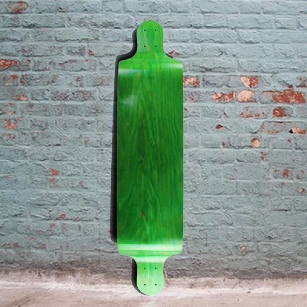 Drop Down Green 41" Longboard Deck - Longboards USA