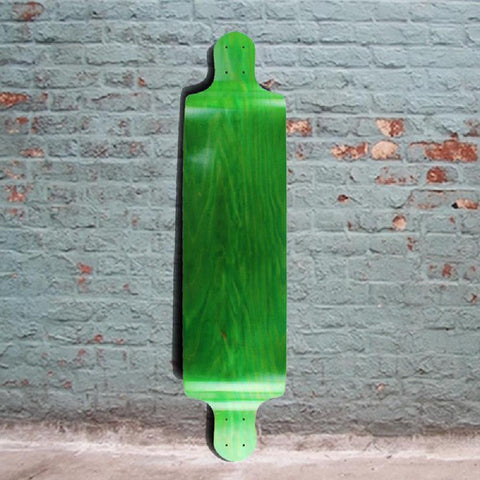 Drop Down Green 41" Longboard Deck - Longboards USA