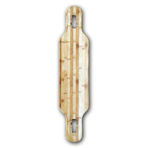 Drop Through Bamboo Longboard  39" x 8.75"  Deck - Longboards USA