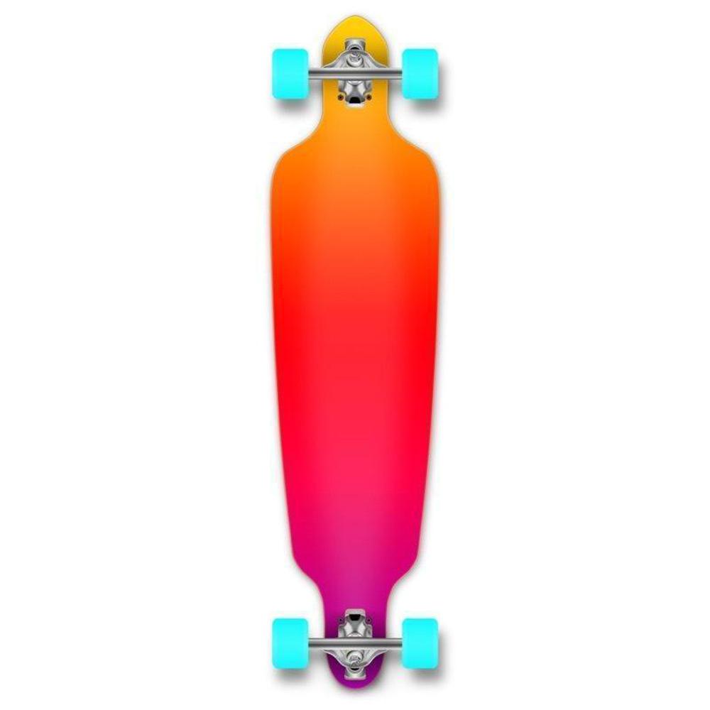 Drop Through Longboard Gradient Pink 41" Graphic from Punked - Longboards USA
