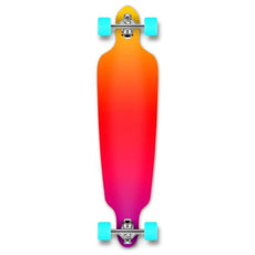 Drop Through Longboard Gradient Pink 41" Graphic from Punked - Longboards USA