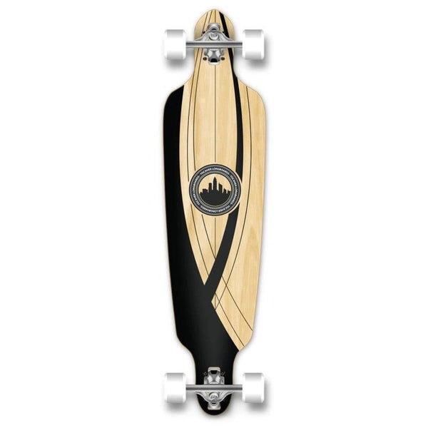 Punked Drop Through Longboard Onyx 41