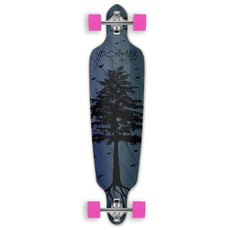 Drop Through Longboard Pines Blue 41" Graphic from Punked - Longboards USA