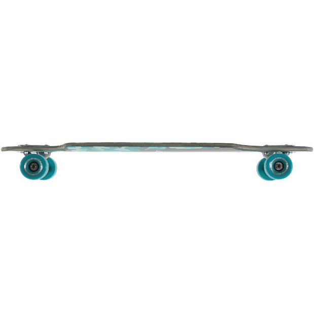 Dusters Channel Dragonfly Teal Camo 34" Drop Through Longboard - Longboards USA