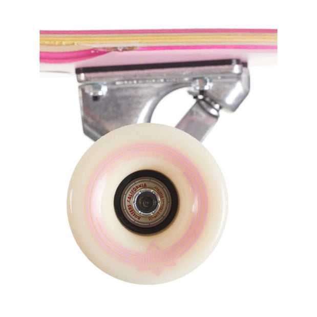Dusters Culture Pink/Yellow 33" Pintail Longboard - Longboards USA