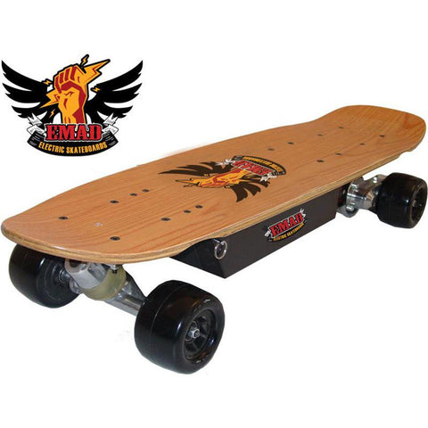 Electric Powered Skateboard Emad Sidewalk Surfer Cruiser 600w - Longboards USA