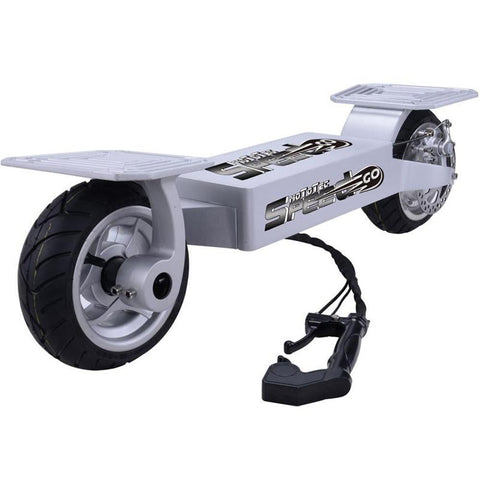Electric Skateboard MotoTec Electric Speed Go 36v Lithium- Silver - Longboards USA