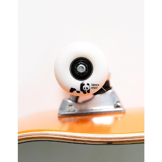 Enjoi Box Panda First Push Orange 8.125" Complete Skateboard - Longboards USA