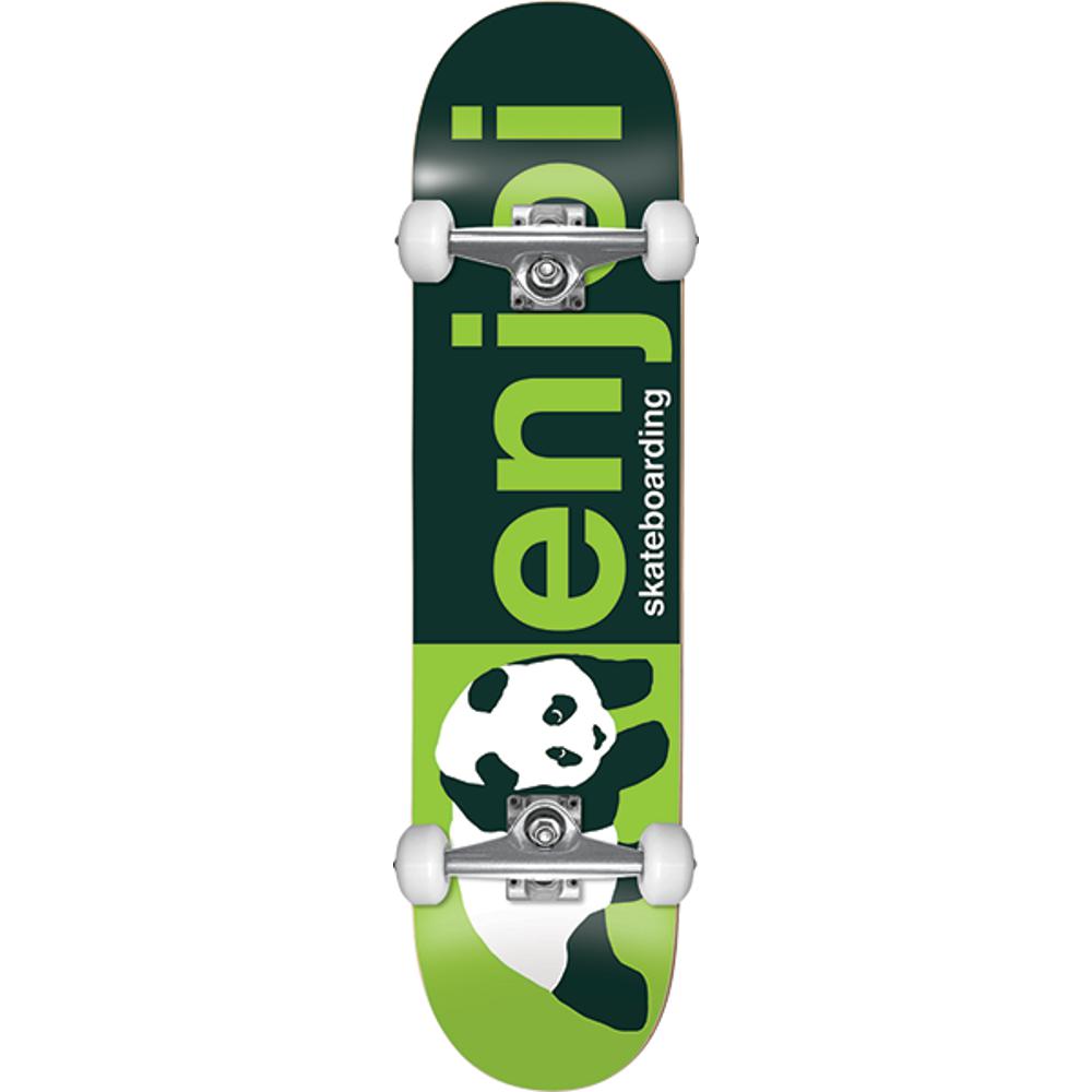 Enjoi Half And Half Green 8.0" Complete Skateboard - Longboards USA