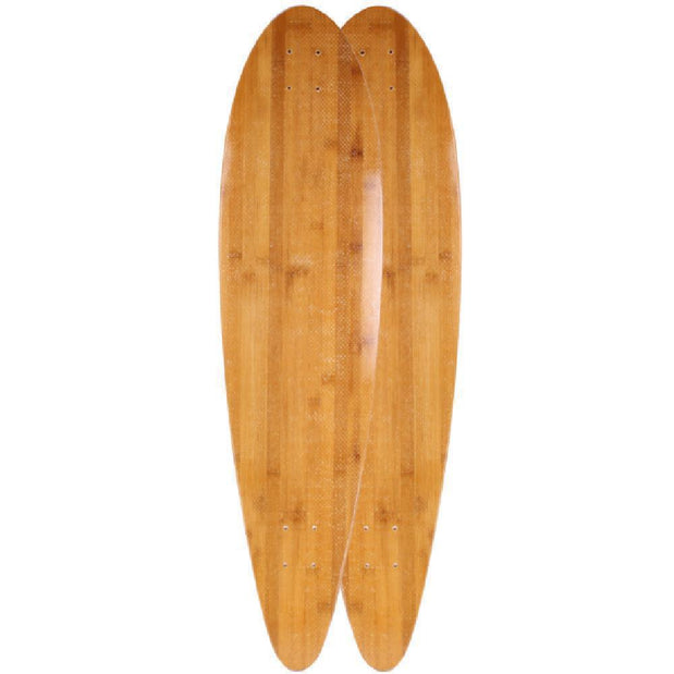 Fiberglass Bamboo Flex 38" Pintail Longboard Deck - Longboards USA