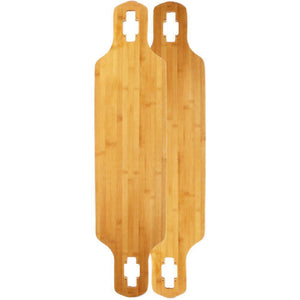 Fiberglass-Bamboo-Flex Drop Through  40" Longboard Deck Limited - Longboards USA