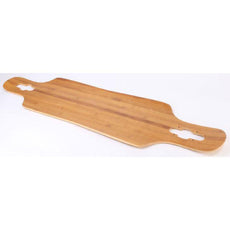 Fiberglass-Bamboo-Flex Drop Through Double Kick 39" Longboard Deck - Longboards USA