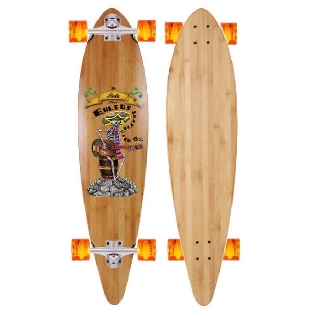 Fiesta Bamboo 44" Pintail Longboard - Longboards USA