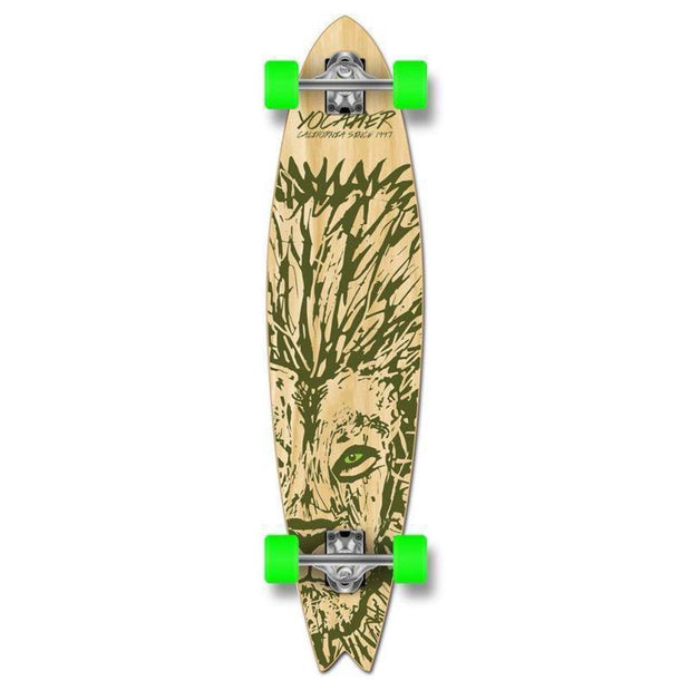 Fishtail Longboard 40 inch Lion from Punked - Complete - Longboards USA