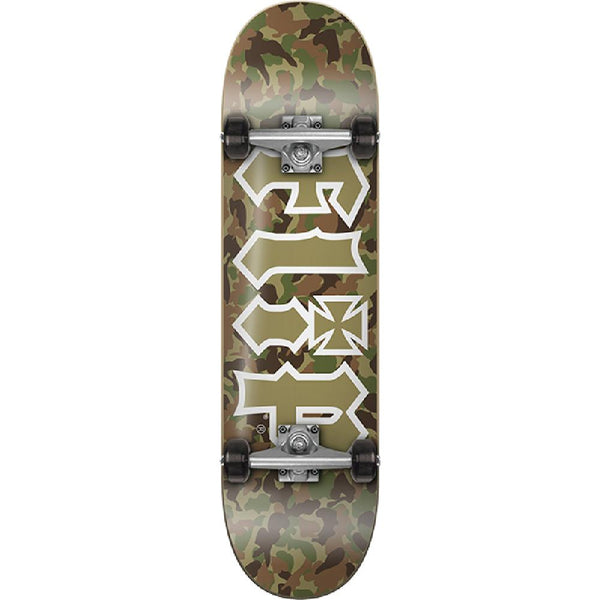 skateboard flip fast time green 8.25