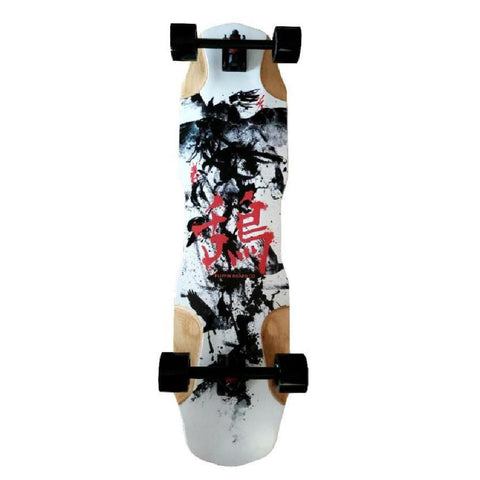 Flippin Black Crow Kanji Freeride Downhill 38" Longboard - Longboards USA