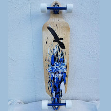 Flippin Bluejay Bamboo Longboard Complete Skateboard - Longboards USA