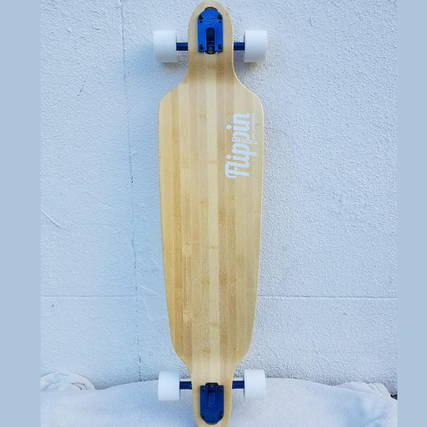 Flippin Bluejay Bamboo Longboard Complete Skateboard - Longboards USA