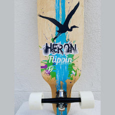 Flippin Heron Drop Down Through Longboard Complete - Longboards USA