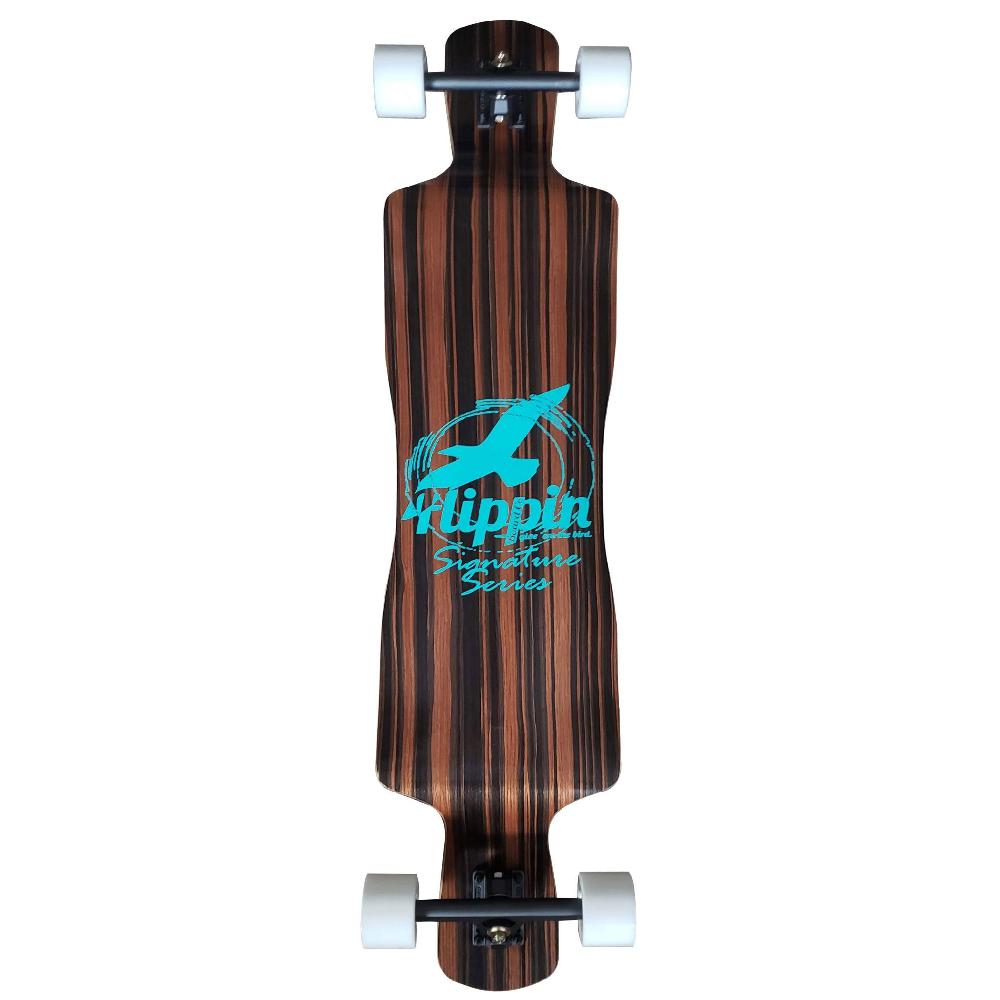 Flippin Signature Series V2 Drop Down Longboard Skateboard - Longboards USA