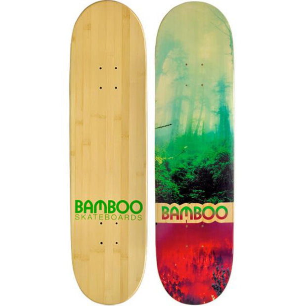 Forest Disaster Graphic Bamboo Skateboard - Longboards USA