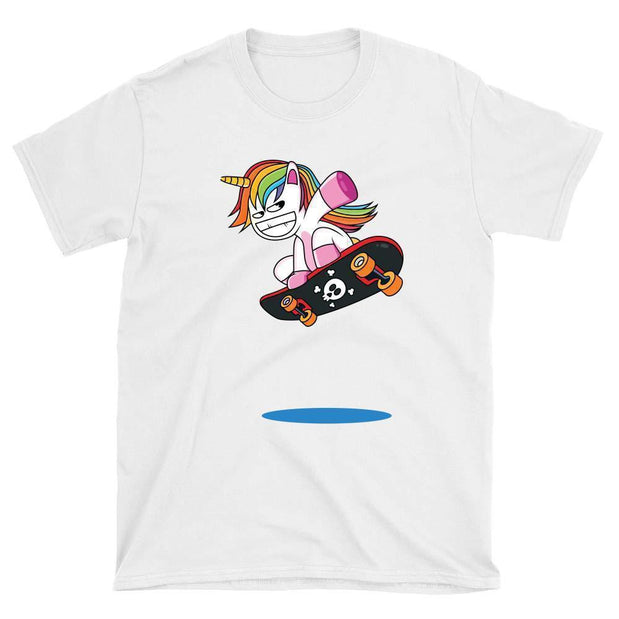 Funny Unicorn Skateboard T-Shirt - Longboards USA