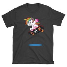 Funny Unicorn Skateboard T-Shirt - Longboards USA