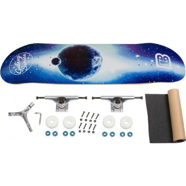 Galaxy Blue Moon Graphic Bamboo Skateboard Limited - Longboards USA