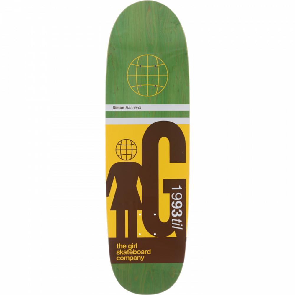 Girl Bannerot International OG - Couch Shape 9.25" Skateboard Deck - Longboards USA
