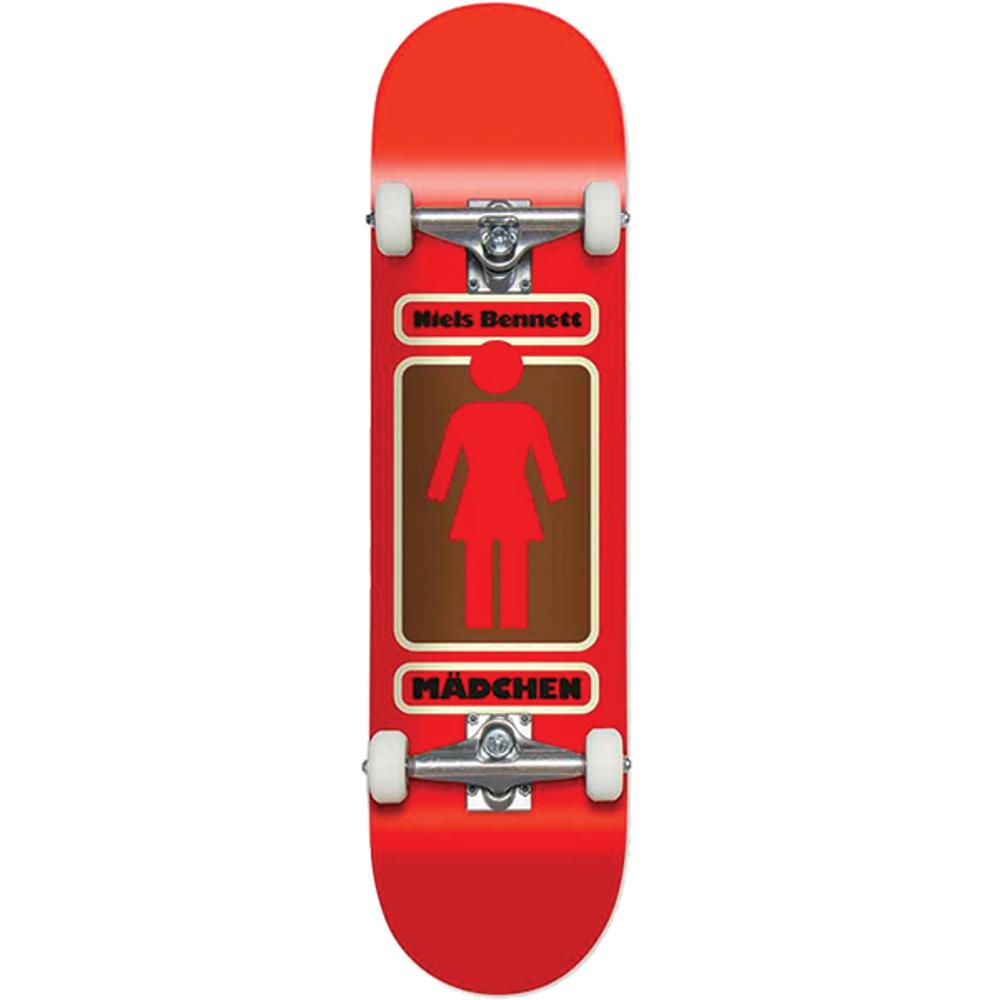 Girl Bennett Red 93 Til 8.25" Skateboard - Longboards USA