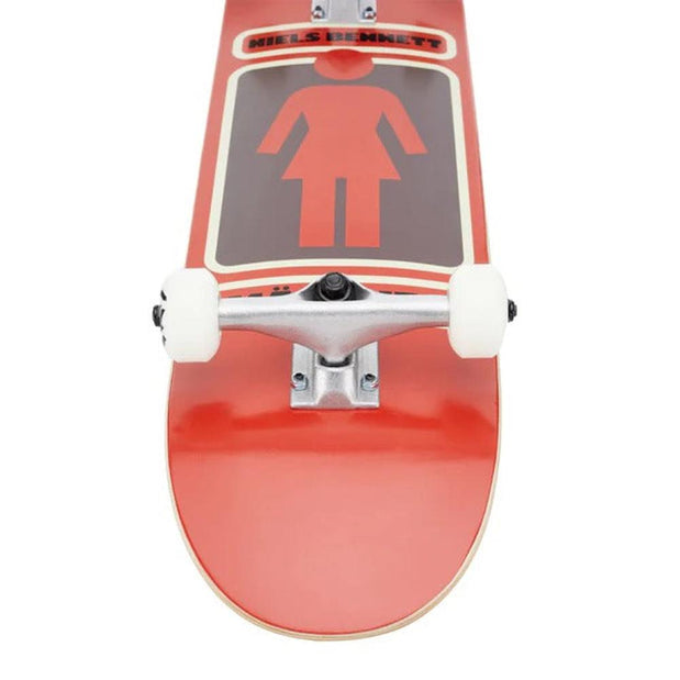 Girl Bennett Red 93 Til 8.25" Skateboard - Longboards USA