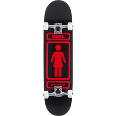 Girl Malto 93 Til Black and Red 7.75" Skateboard - Longboards USA