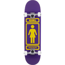 Girl Malto 93 Til Purple and Yellow 8.125" Skateboard - Longboards USA