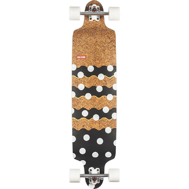 Globe Bannerstone 41" Cork Dots Drop Down Twin Dip Longboard - Longboards USA