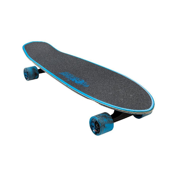 Globe Big Blazer Lete Nature Walk Black/Blue 32" Cruiser Longboard - Longboards USA