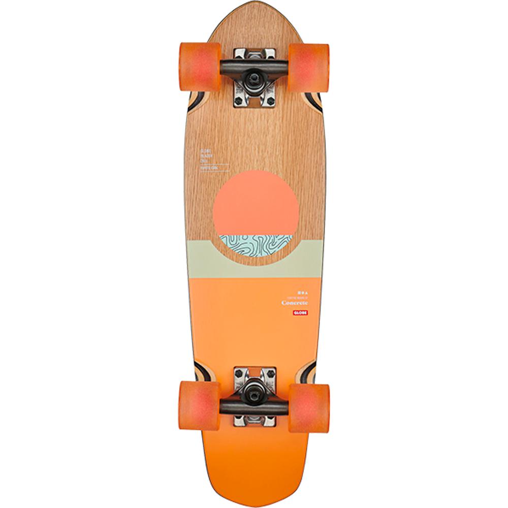 Globe Blazer White Oak-Concrete 26" Cruiser Longboard - Longboards USA