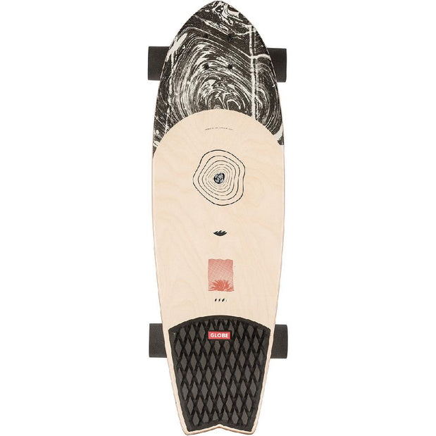 Globe Sun City Lete On Shore/Blackball 30" Cruiser Kicktail Longboard - Longboards USA