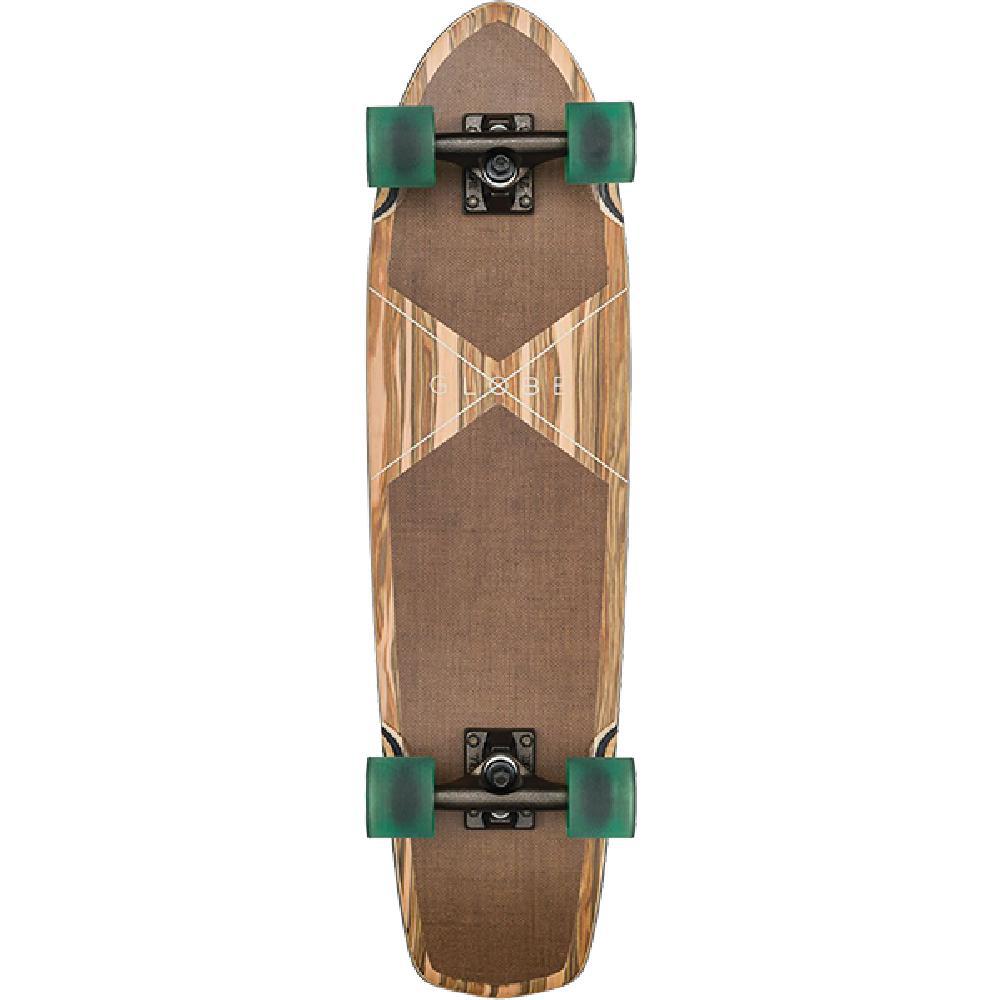 Cruiser Skateboard Globe Tracer – 31.25 Pouces, 7 Plis érable, Trucks Slant Inverted, Roues 62mm 83A, Pour Cruising