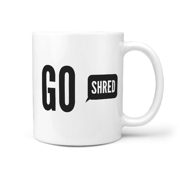 Go Shred Skateboarding Coffee Mug | Great gift idea for skaters - Longboards USA