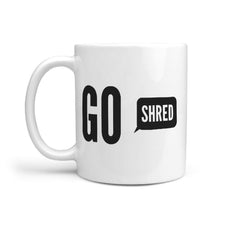 Go Shred Skateboarding Coffee Mug | Great gift idea for skaters - Longboards USA