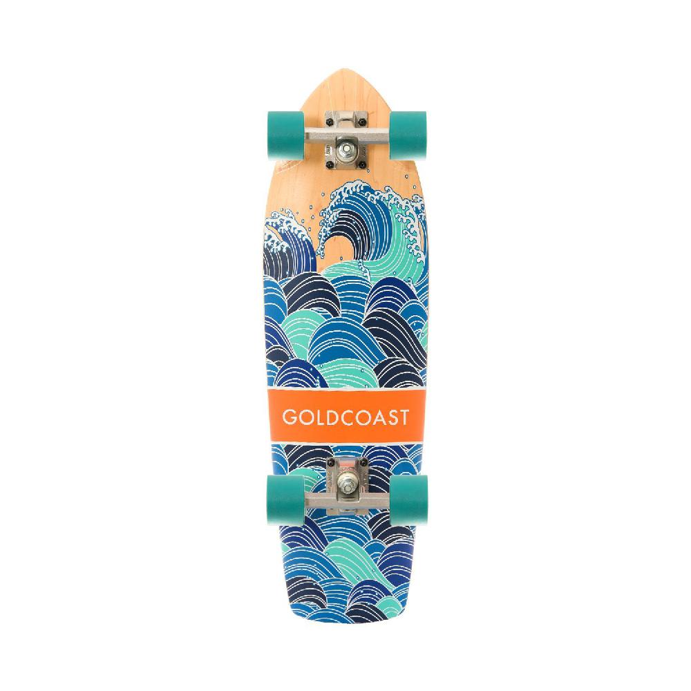 GoldCoast 28" Teal Swell Cruiser Longboard Longboards USA