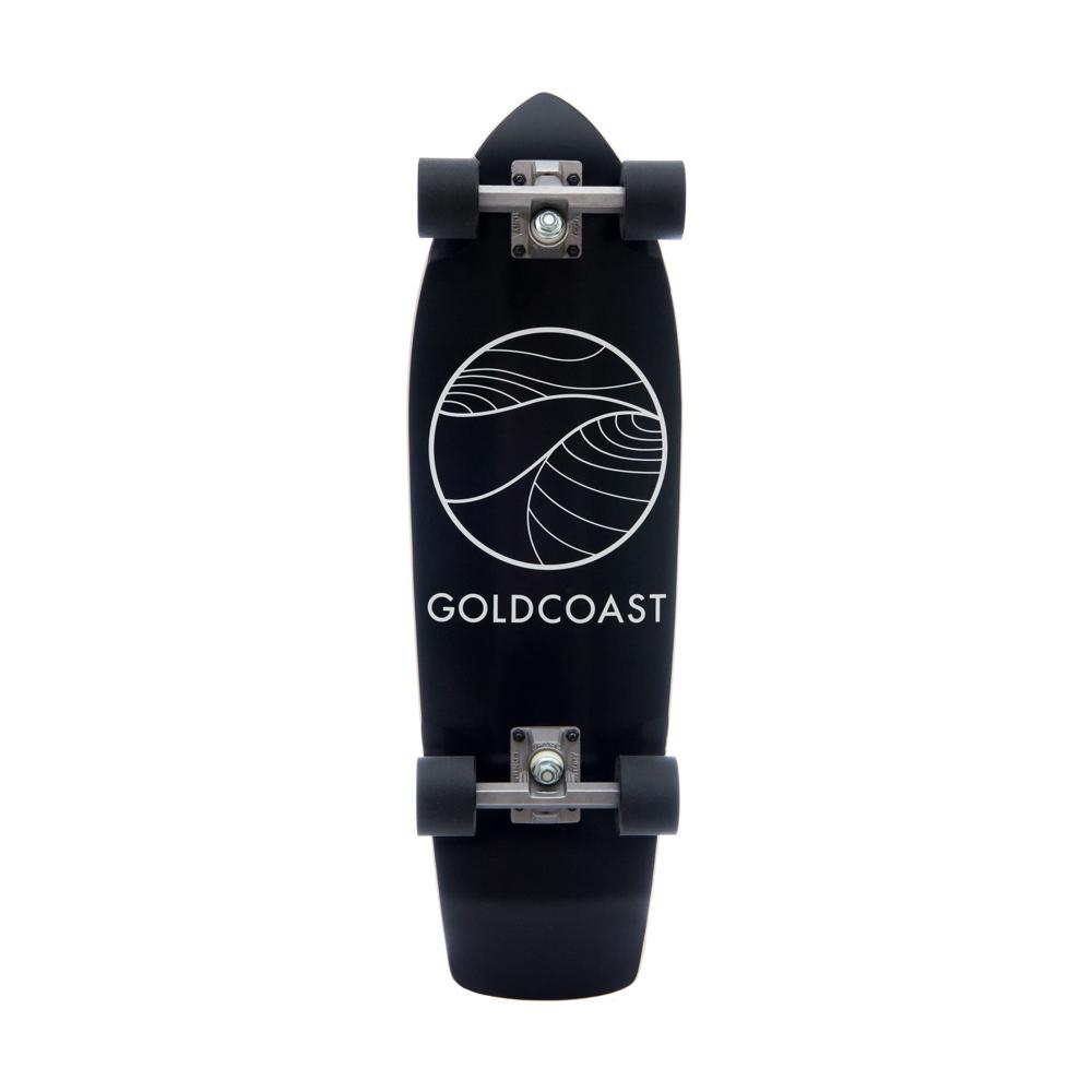 GoldCoast Classic Black 28" Cruiser Skateboard Longboard With Kicktail Longboards USA