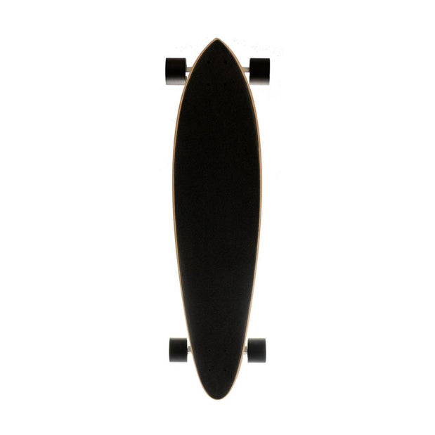 GoldCoast Classic Black 37" Pintail Longboard - Longboards USA